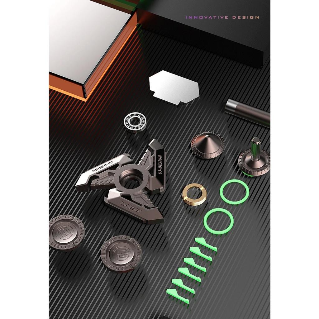 Hand Spinner Metal Gyro DIY Luminos Adulți Antistres Smart Fidget Jucărie de Birou cu Deschizător de Sticle WHIRL WIND