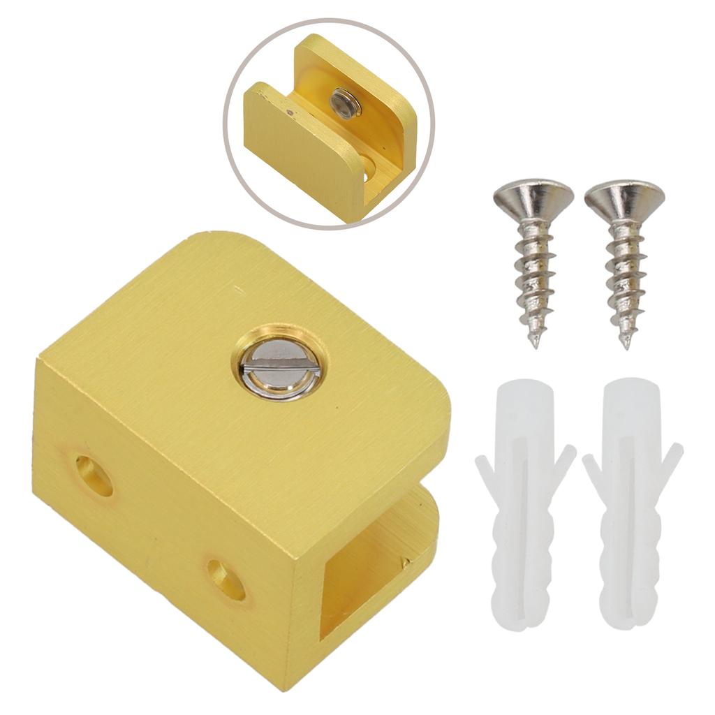 Parameter Glasablage Klemme Halterung Dickes Glas Halterung Fester Kupfer Gold Glas Clip Halter Verstellbar Badezimmer