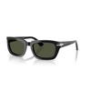 Persol Green Rectangular Unisex Sunglasses Po3367s 95 31 54