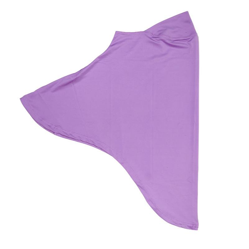 Solid Color Simple Muslim Underscarf Women Veil Hijab Comfortable Breathable Casual Ramadan Islamic Head Scarves Turbans