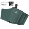 Women's Foldable UV Protection Sunshade: Black Vinyl Automatic Umbrella for Rain or Shine