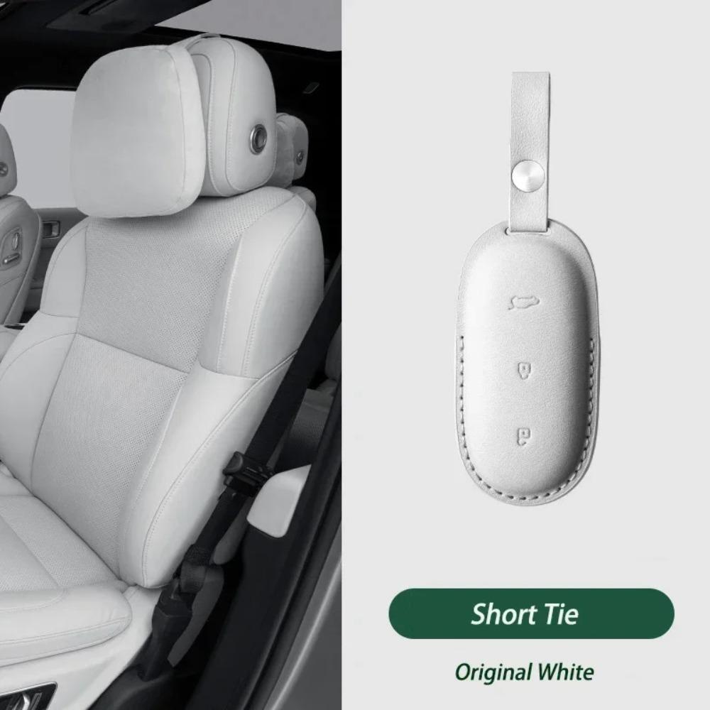 Leather Car Key Case Shell Keychain for Lixiang L9 L8 L7 L6 Key Case Cover for LI Lixiang Leading Ideal L6 L7 L8 L9 2022-2025