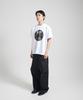 THANKS MESSIA Rib Cd Tshirt-White