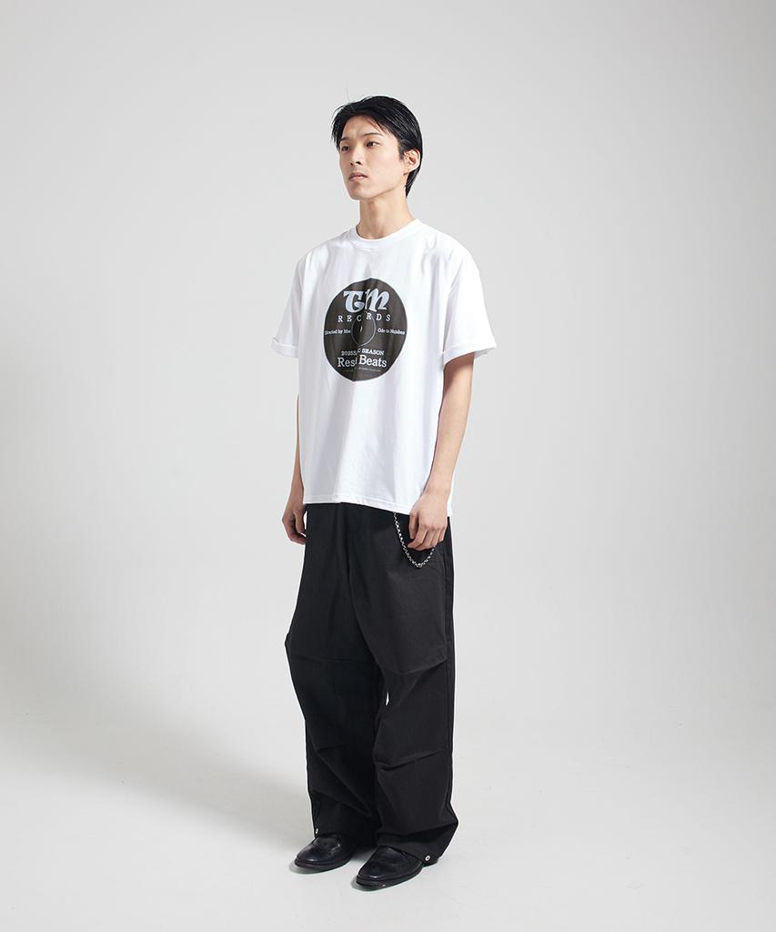 THANKS MESSIA Rib Cd Tshirt-White
