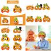 Paper Pumpkin Mask Party Prop For Fall Celebration And Holiday Event Decor
