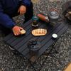 Klapptisch für Outdoor-Camping, Party, Picknick, Grillen, tragbarer, faltbarer Schreibtisch, hochfester, ultraleichter tragbarer Tisch aus Aluminium