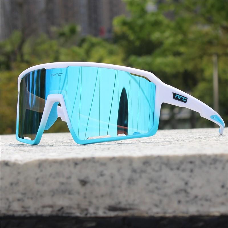 Occhiali da Ciclismo Polarizzati Con 4 Lenti Intercambiabili Uomo Donna Sport Outdoor Mountain Bike Antivento Pronti Per Lenti Su Misura