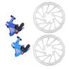 Disc Brake Set Professional Aluminium Alloy Sensitive CNC Machined Bike Disc Brake Rotor Set for Mountain Road Bike