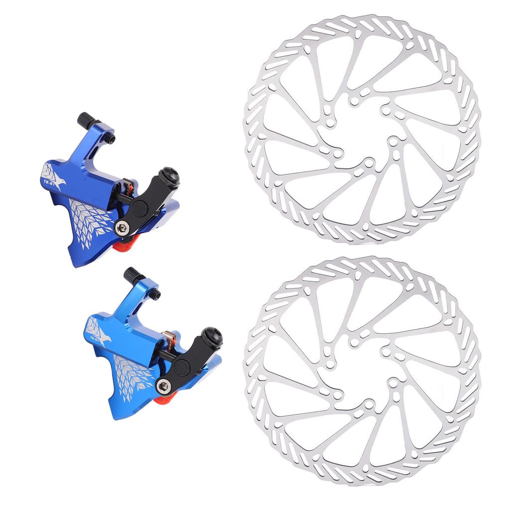 Disc Brake Set Professional Aluminium Alloy Sensitive CNC Machined Bike Disc Brake Rotor Set for Mountain Road Bike