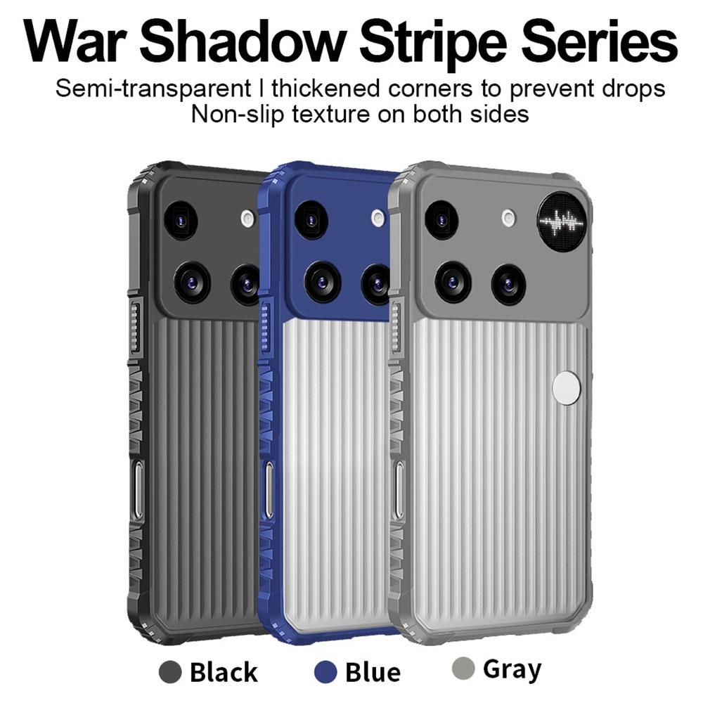 KEYSION Heavy Duty Shockproof Phone Case for Nothing Phone 3 Soft Silicone+PC Translucent Matte Cover for Nothing Phone 3A Pro