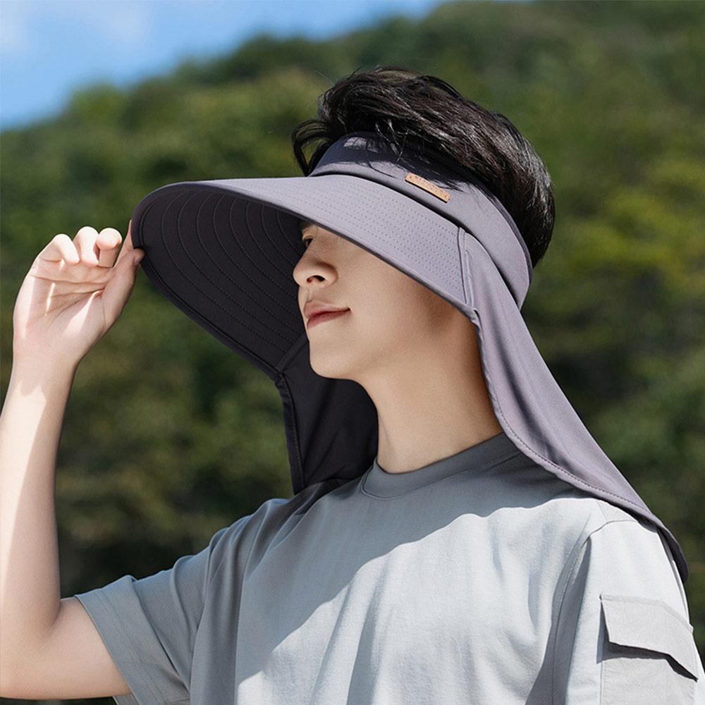 Large Brim Adult Hats Neck Protection Sunscreen Cap New Sun Hats  Mountain Climbing
