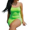 Vestito da Donna Scollo Profondo Girocollo Schiena Incrociata con Spalline Elastiche Schiena Scoperta Avvolgente sui Fianchi Senza Maniche con Spallina Sottile Mini Vestito Aderente per Club