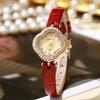 Clover Womens Valentines Day Lucky Quartz Watch 2024 Elegant Simple Design With Temperament Belt