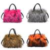Childrens Plush Tote Bag With Lightweight Insulation For Girls Daily Use