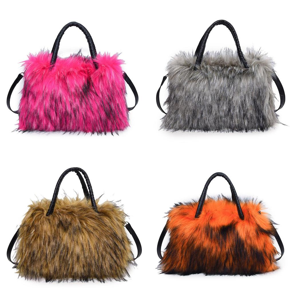 Childrens Plush Tote Bag With Lightweight Insulation For Girls Daily Use