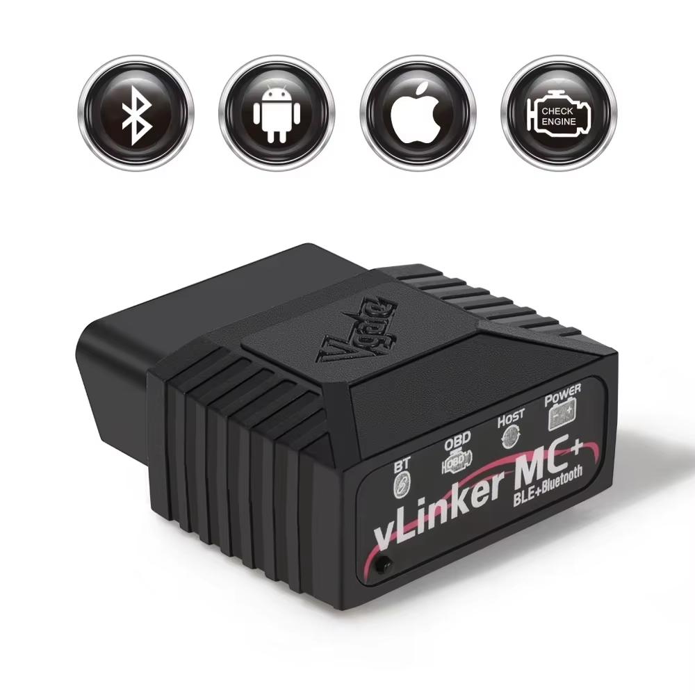 2026 Vgate vLinker MC/MC + OBD2 Scanner ELM327 V2.2 Bluetooth 3.0 4.0 OBD 2 BimmerCode FORScan Auto Car Diagnostic tools ELM 327 vLinker MC Plus