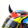 Devil Horn Helmet Horns Decorative Horn Anti-scratch DIY Mortorcycle Rubber Helmet Devil Horn with Suction Cup Tape Helmet Decor