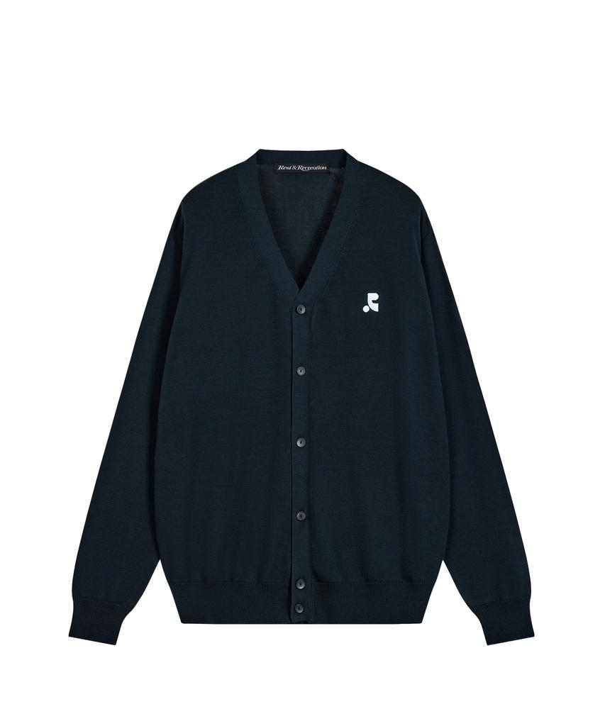 Rest&Recreation Loose Fit Knit Cardigan - Navy