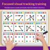 1 Set Children'S Gift Visual Tracking Focus And Attention Training Card Color And Number Recognition Ideal Memory Improvement