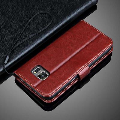 Flip Wallet Ledertasche Samsung Galaxy A6 2018 A7 J4 J3 J5 J7 2017 S6 S7 Edge S8 S9 Plus Cover S10 S20 S21 S22 FE A51 A52 A12 A22