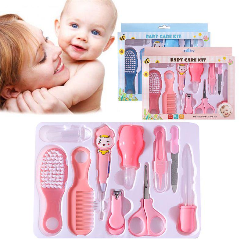 Infant Baby Nail Clippers Kit With Safety Ear Pick Tools And Plastic Materials For Newborns