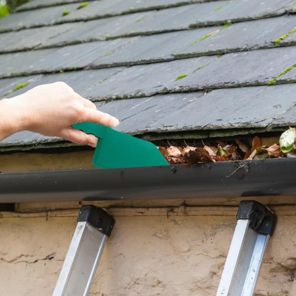 Non Slip Eaves Shovel Large Capacity Garden Leaf Cleaning Shovel  For Garden Roofs Gutters