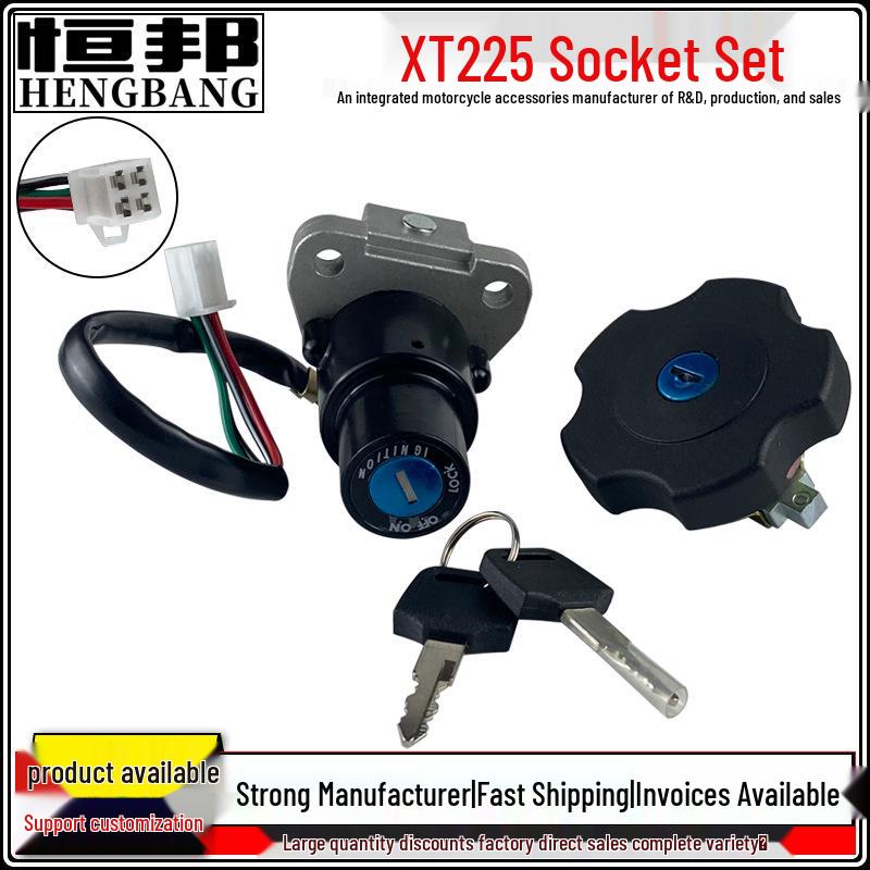 

Yamaha TX200 XT225 Lock Set: Fuel Cap & Ignition Switch for Motorcycle Accessories See details
