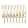 16Pcs Stainless Steel Teaspoon and Fruit Fork Set Afternoon Tea Small Dessert Spoon Fork Kitchen Tableware Western Style Dinnerware