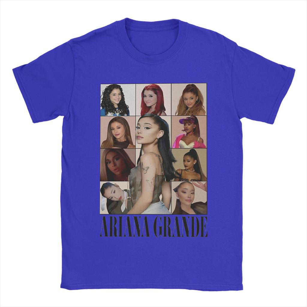 Men Ariana Grande The Eras Tour T Shirts The Dangerous Woman Era 100% Cotton Clothes Summer T Shirt O-Neck Casual Tee Shirt
