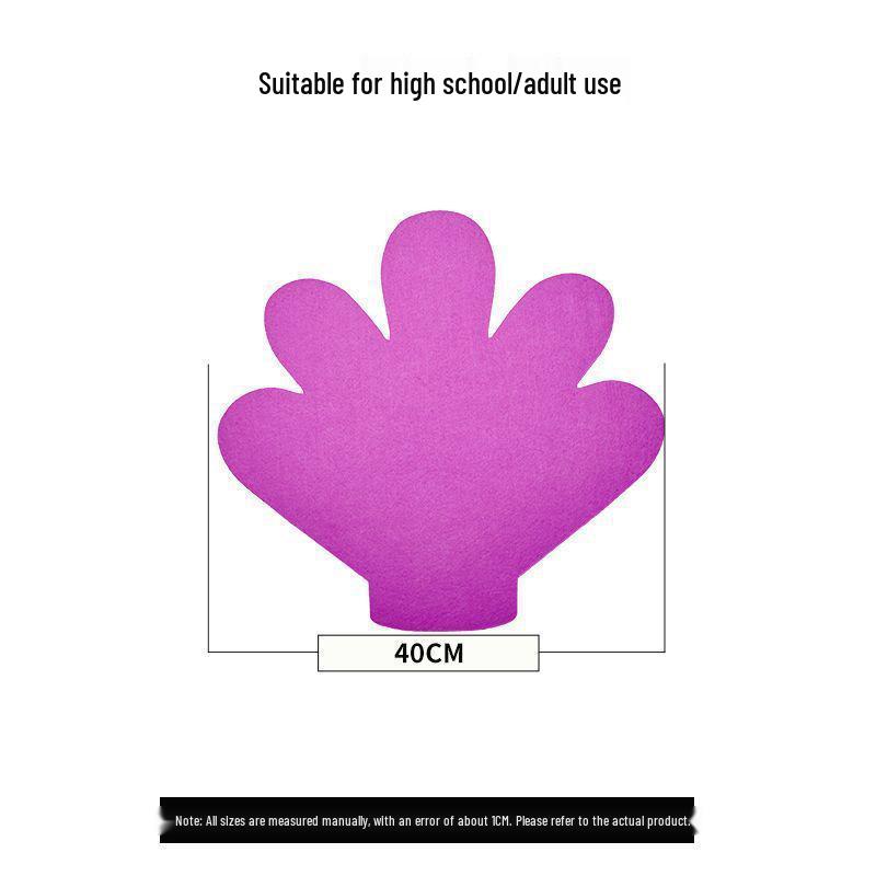 Creative Five-Finger Palm Dance Gloves for Kindergarten Performances and Sports Events