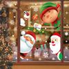 Santa Claus Christmas Wall & Glass Decoration Stickers for Bedrooms & Living Rooms