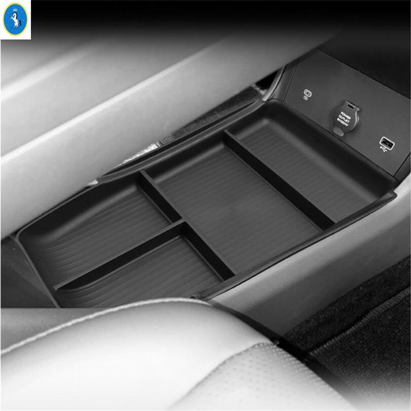 Black Central Storage Container Pallet Box / Armrest Storage Box For GEELY GALAXY E5 / EX5 2024 2025 Plastic Accessories