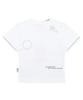 RuNaKi'Hu' Wxt098 Okaeri Check Applique T-Shirt (White)