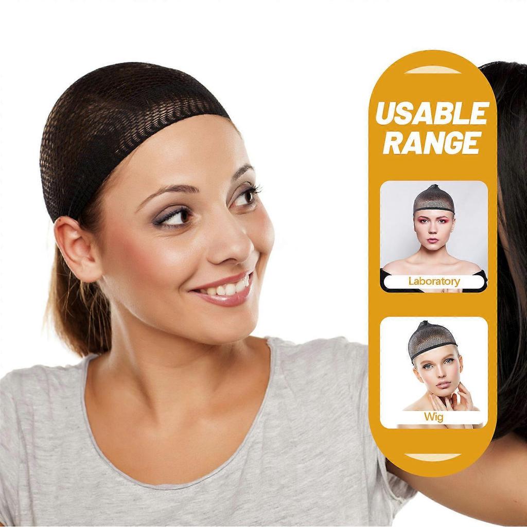 10Pcs High Elasticity Wig Caps for Hair Net Mesh Black Wig Cover