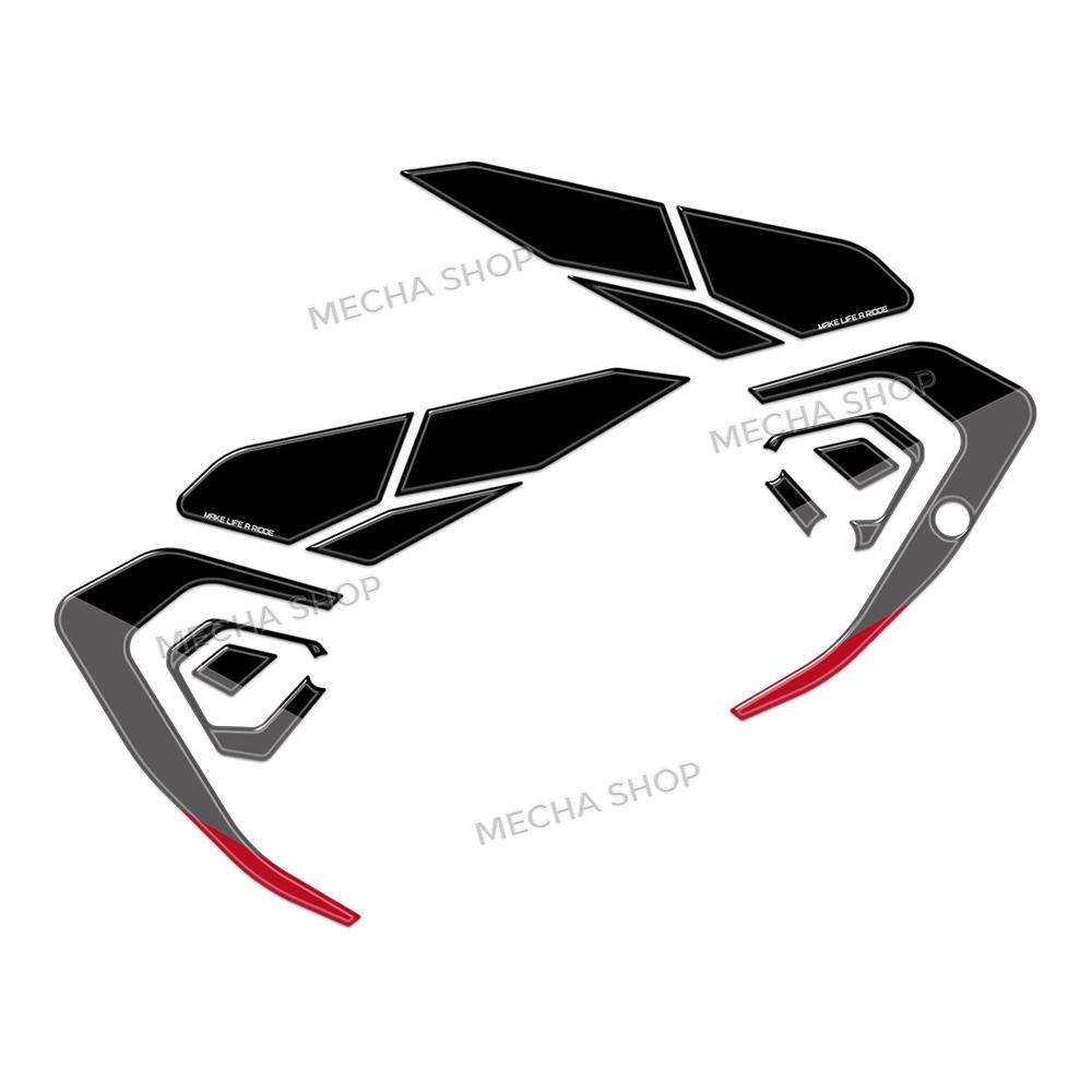 For R 1300 GS R1300GS 2025 Frame Protection 3D Stickers Motorcycle Accessories 3D Epoxy Resin Sticker
