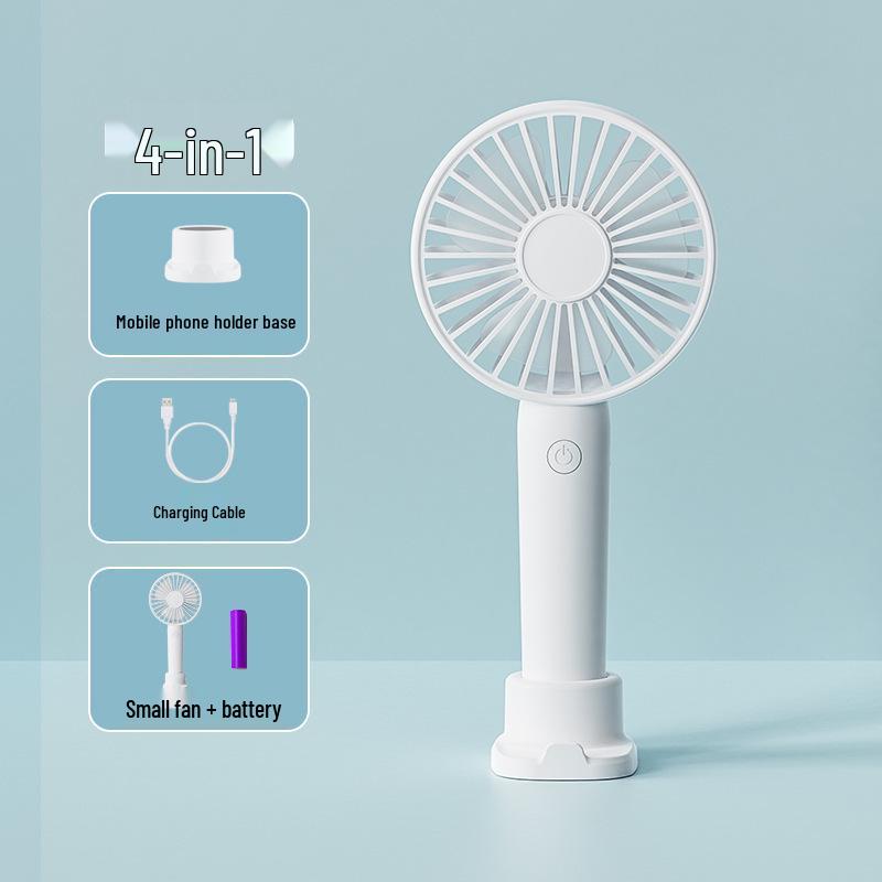 High-Speed Portable USB Mini Fan & Air Conditioner for Students Handheld Fan