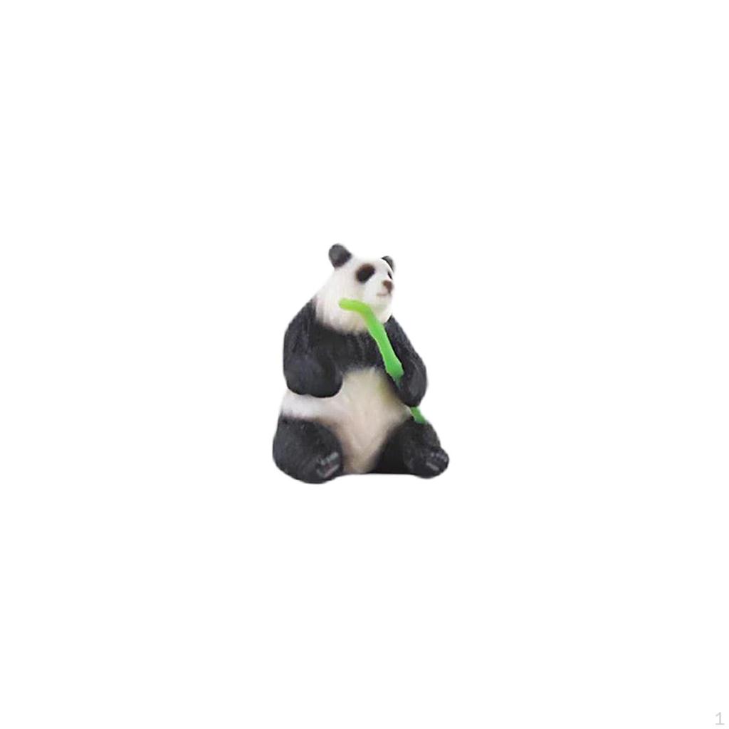 Adorable Miniature Panda Figurines for DIY Projects And Decor