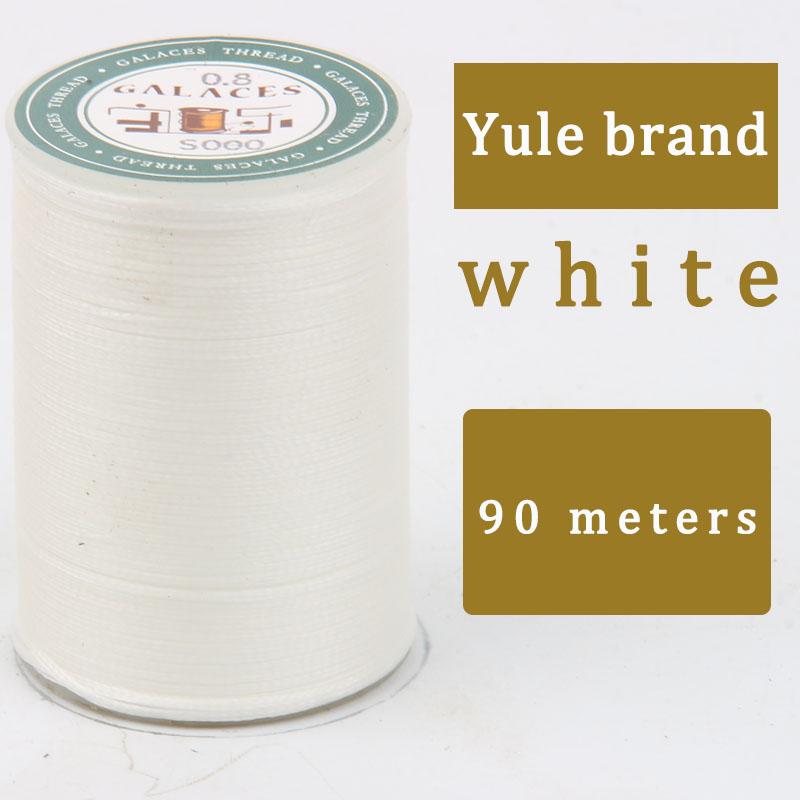 DIY Hand Sewn Leather Goods Wax Thread 0.8mm Hand Sewn Flat Wax Thread Leather Foreskin Leather Hand Sewn Thread