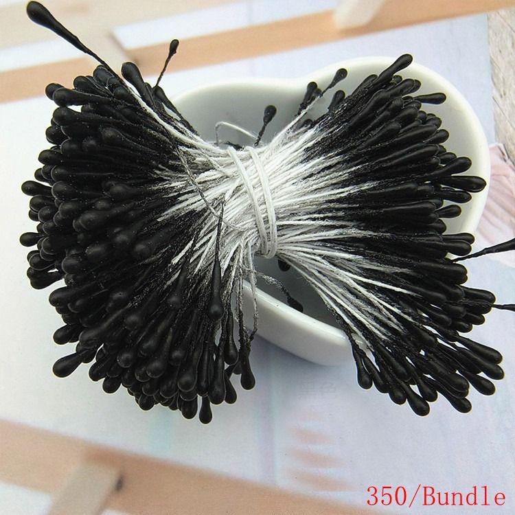 Multicolor 2mm 350Pcs Mini Flower Artificial Pearl Pistil Double Heads Hand-made Home Wedding Decoration Cake Decora DIY Needlew