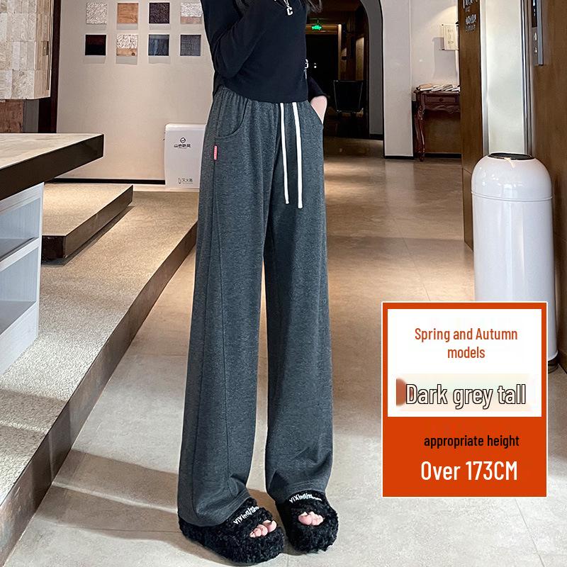 Plus Size High Waist Wide Leg Pants for Women - Spring & Autumn Casual Straight Leg Style, fits up to 200 lbs.