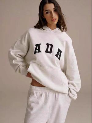 IN BLUE: England Trip Blogger Style Korean Cotton Loose Fit Lettered Pullover Hoodie Pair