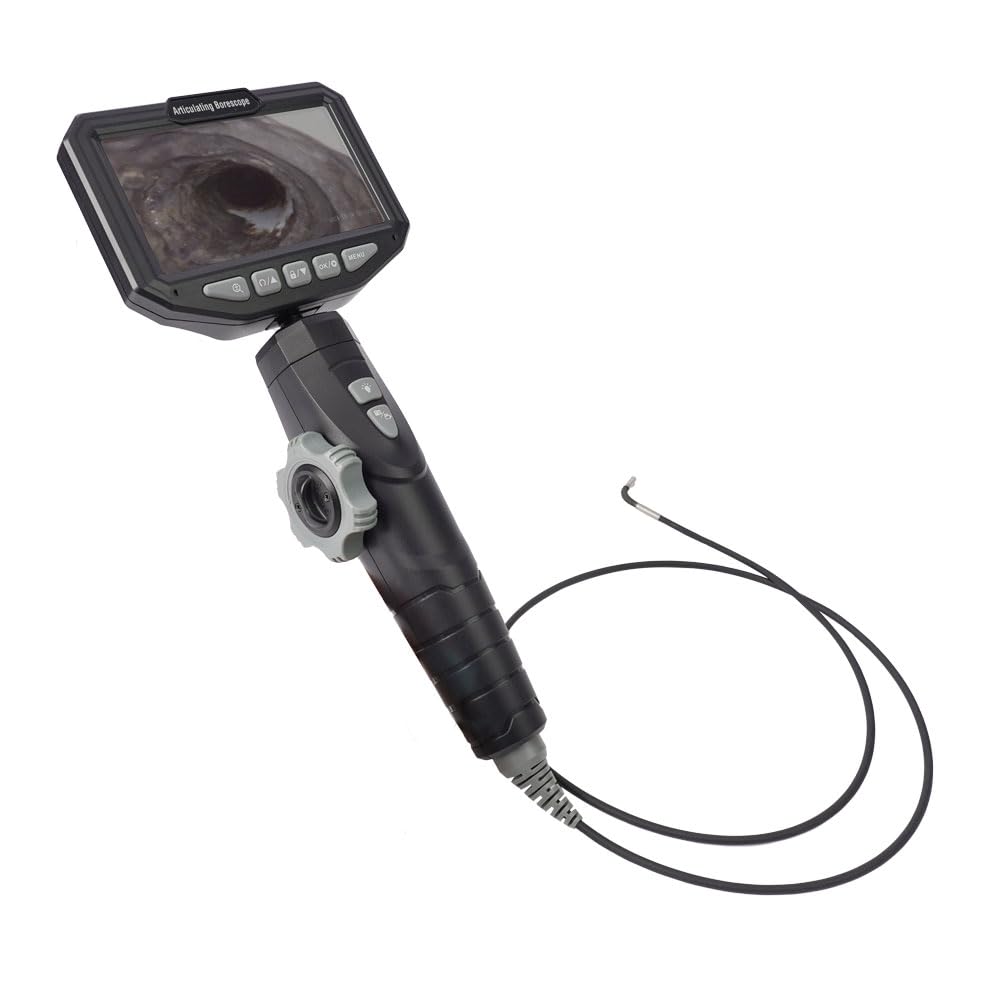 

THANKO CAWA24S1M Industrial Movable Endoscope, Tip, Videoscope, Fiberscope, 3.9mm Diameter, Two-Way Tip, чорний