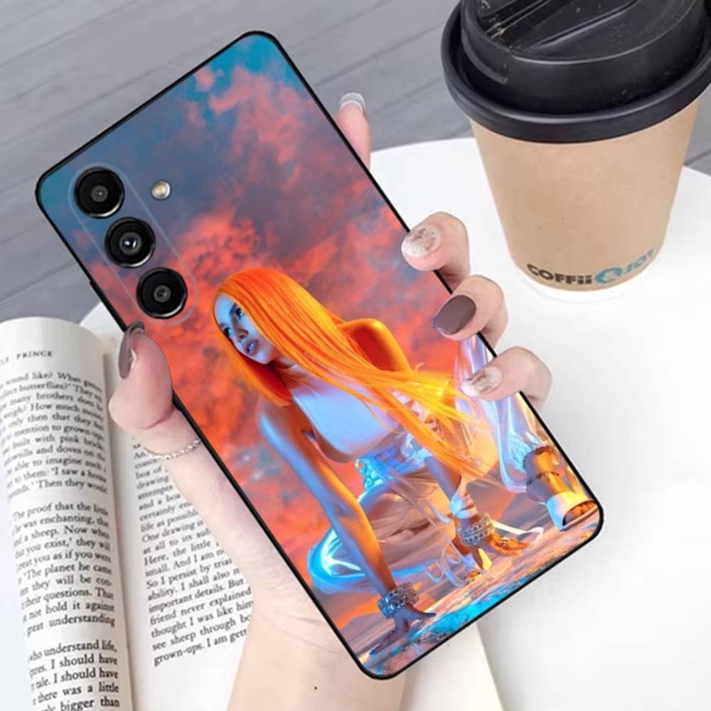 Singer A-Ava M-Max Phone Case For Samsung S 25,24,23,22,30,21,10,9,Ultra,Plus,Lite,FE,4G,5G Black Soft Case