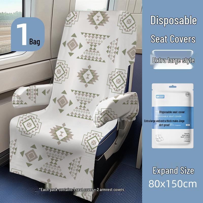 High-Speed Rail Disposable Dirt-Proof Seat Cushion and Table Cover