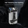 Portable Multi-function LED Flashlight Rechargeable Mini Size Power Bank Waterproof with Magnet Buzzer Torch Emergency Use