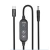 USB C Power Cord with 8 Adapters 100W Highest Efficiency Variable Power Supply DC5.5 Type C Charging Cable 120cm