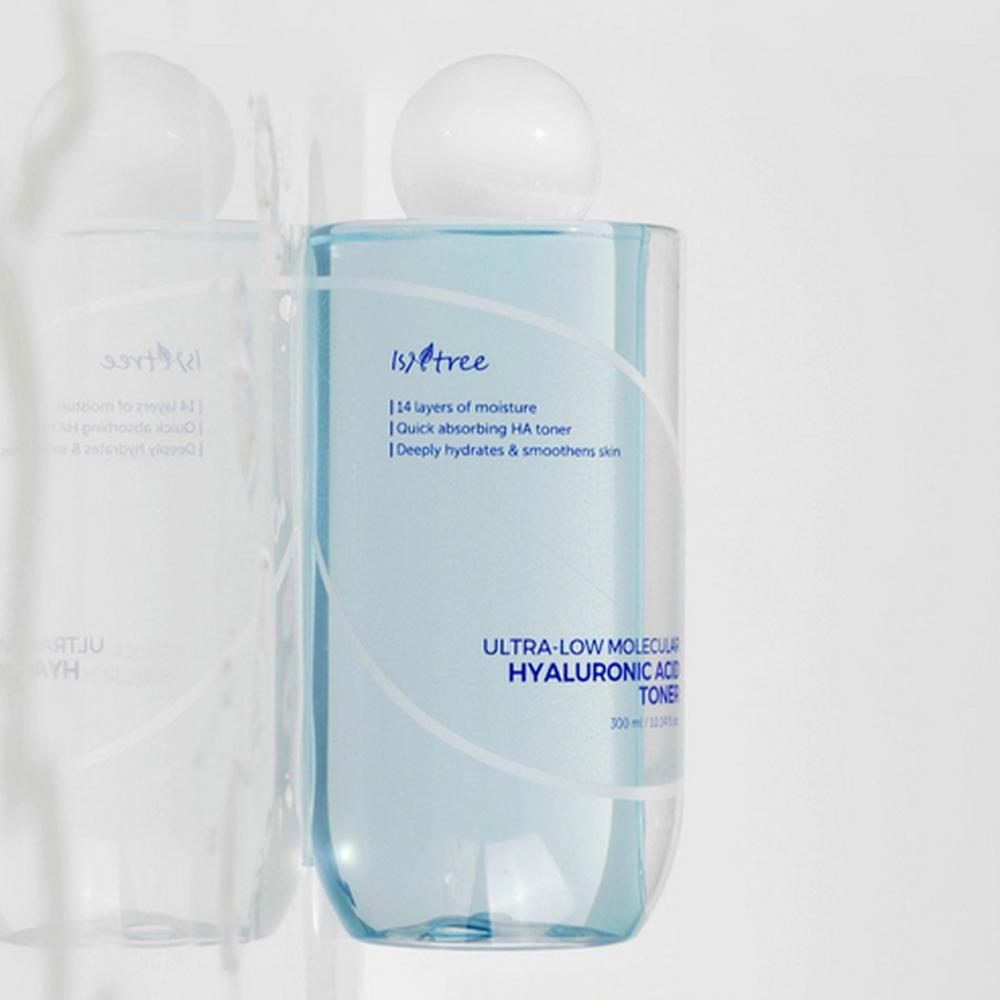 ISNTREE Ultra-Low Molecular Hyaluronic Acid Toner 300ml - Balance Moist Refresh, Korean