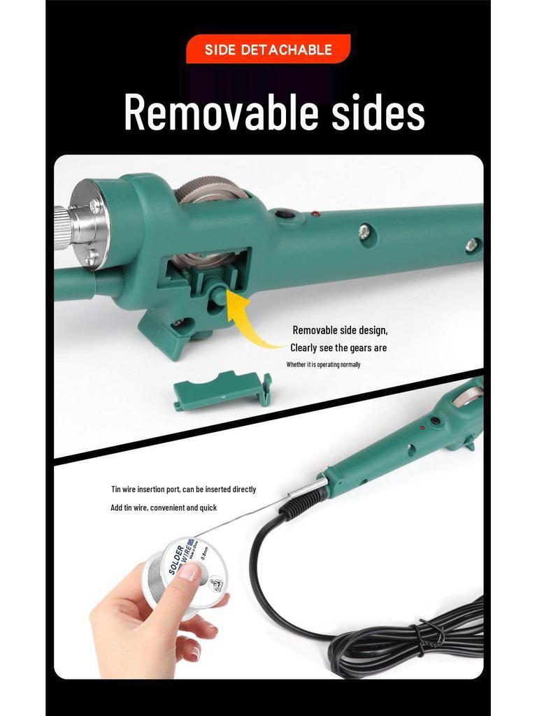120W Electric Soldering Iron Gun - High Power, Manual Feed, Internal Heat, Ideal for Home Repairs and Welding.