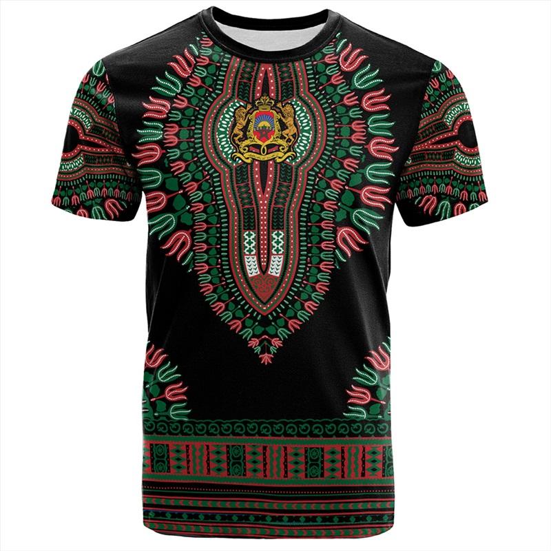 Men's Short Sleeve Fashion Printed Top Loose Versatile T-Shirts Men’s