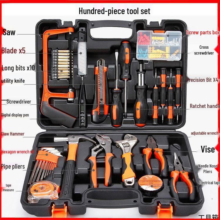 Multifunctional Household Repair Tool Set for Car and Electrician Use
